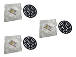 (qty 3) Sioux Chief 846-S11PK 6-5/8" Cast Iron Floor Strainer, Black, 1/4" Thick. Fixed Price $25.19.