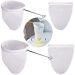 Wmkgg Ultra Fine Mesh Strainer Bags, Reusable Large + Small Size, White. Fixed Price $24.18.