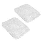 Yiter Sink Mat, 2PCS Adjustable Pvc Clear Pebble Protector For Stainless.... Fixed Price $24.99.