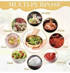 Nuogo 8 Pcs Gold Bowls 7.9 Inch Stainless Steel Mixing. Fixed Price $40.00.
