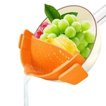 Yevior Clip Strainer For Pots Pan Pasta,silicone Food Hands-free .... Fixed Price $25.25.