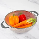 Stainless Steel Colander Kitchen Supply Fine Mesh Draining Large Strainer 5QUART. Fixed Price $29.49.