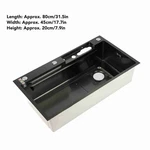 Smart Kitchen Sink Stainless Steel Thickened Large Capacity Digital Halj. Fixed Price $126.46.