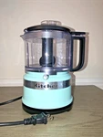 Kitchenaid Food Processor Blue Model KFC3516IC 9". Fixed Price $73.94.