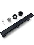 Tecforg 24 Inch Black Linear Rectangle Shower Drain. Fixed Price $25.00.