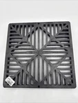 Nds In. Square Catch Basin Drain Grate Black Plastic Only Model 1211G. Fixed Price $21.00.