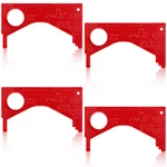 4 Pcs Dungeness Crab Gauge Measure Clam Measuring Tool For Multi Shrimps Lobster. Fixed Price $17.73.