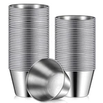 Potchen 60X 2.5OZ Stainless Steel Sauce Cups Ramekins, Metal Portion Dipping Sou. Fixed Price $76.42.