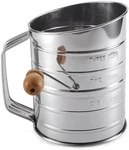 Stainless Steel 3 Cups Flour Sifter For Baking Rotary Hand Crank Powdered Su... Fixed Price $11.99.