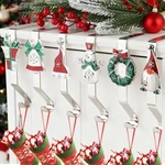 Ebanku 6PCS Christmas Stocking Holders, Pattern Design Han.... Fixed Price $27.26.