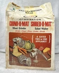 Vintage Rival Model 395 Grind Mat Shred Combination. Fixed Price $25.00.