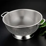 Stainless Steel Kitchen Bowl Drainer Vegetable Sieve Colander Fine Mesh Strainer. Fixed Price $10.50.