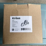 Kraus Stainless Steel Kitchen Sink Drain Assembly Strainer ST-1 New Box. Fixed Price $7.70.