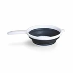 8" Space Saving Collapsible Silicone Kitchen Colander Food Strainer W/ Handle. Fixed Price $13.39.