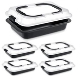 4 Pcs Cake Baking Pan With Lid Handle, 9 X 13 Inch Non-stick Rectangle Sh.... Fixed Price $50.25.