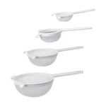 Hic Kitchen Double-ear Fine Mesh Strainers, Bpa Free, Set Of 4 Sizes Includes.... Fixed Price $21.40.