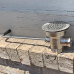 Sink Drain Strainer Assembly W/ Lever Handle, Brand New.. Fixed Price $40.00.
