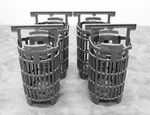X4 Sakura Tissue Tek Xpress X120 Baskets W/ Handle & Lid Holds 40 Cassettes 7103. Fixed Price $411.99.