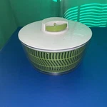 Progressive Adaptive Salad Spinner Easy Pull Cord Green White 4 Qt Disability. Fixed Price $5.00.