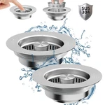 Ninjatiger Kitchen Sink Drain Strainer 2-PACK Stainless Steel Stopper .... Fixed Price $27.69.
