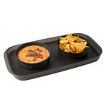 Madesmart Dipware Family-style Dual Serving Tray, Stackable & Detachable 2-BOWL. Fixed Price $21.85.