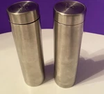 Cuisinox Stainless Steel Salt & Pepper Shaker Set Screw Off Top-dw SAFE-18/10. Fixed Price $14.00.