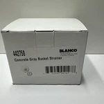Blanco 442758 Kitchen Drain Basket Strainer, Concrete Gray. Fixed Price $39.99.