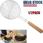 Stainless Steel Fine Mesh Fat Skimmer Spoon Efficient Kitchen Strainer Tool Usa. Fixed Price $13.99.