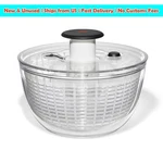 Oxo Good Grips Little Salad Spinner 3 Quart Clear Fruit Herb Pump New. Fixed Price $27.97.
