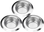 3PK 4.5" Stainless Steel Kitchen Sink Strainer Drain Stopper Heavy Duty Filter. Fixed Price $11.89.