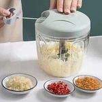 Manual Garlic Press And Chopper, Perfect For Vegetables, Meat, Kitchen Use. Fixed Price $12.00.