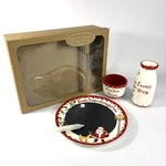 Child To Cherish Santa's Message Christmas Plate Set Cookie Milk Jug New. Fixed Price $29.99.