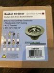Kingston Brass KBS1005 Kitchen Sink Strainer - Oil Rubbed Bronze. Fixed Price $48.00.