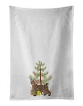 New Pixie Bob Cat Christmas Kitchen Set Of 2 White Dish Decorative. Fixed Price $32.59.