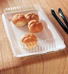 Zappy White Trays Rectangle Serving With Lid, Plastic And Smal.... Fixed Price $40.81.