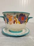 Pioneer Woman Celia Berry Colander/plate Retired Stoneware Cottage Farmhouse. Fixed Price $19.98.