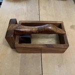Vintage Wooden Nut Cracker Goose Head Box. Fixed Price $10.00.