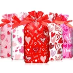 50 Pcs Valentine Day Treat Bags Plastic Drawstring Gifts Goodie Candy Snack. Fixed Price $27.99.