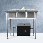 20LBS Commercial Grease Trap Stainless Steel Interceptor For Home/restaurant. Fixed Price $125.15.