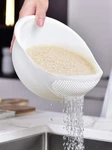 1PC Home Kitchen Rice Washer & Strainer Set, Cleaning Tool - New. Fixed Price $12.25.