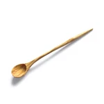 100% Natural Olive Wood Long Handle Spoons For Coffee, Tea, Milkshake Kitchen.... Fixed Price $11.05.