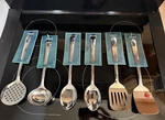 Gibson Home Stainless Steel Kitchen Utensil Set 6 Piece Lot (new). Fixed Price $18.00.
