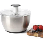Calphalon Aero 6.3 Qt Stainless Steel Salad Spinner, Fruit Washer, Washing. Fixed Price $38.99.