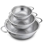 P&p Chef Set Of 3, Stainless Steel Micro-perforated Strain.... Fixed Price $30.81.