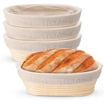 P&p Chef Sourdough Bread Proofing Basket Set 4, 10 Inch Oval. Fixed Price $54.38.