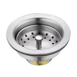 3-1/2 In. Drop-in Kitchen Or Bar Sink Basket Strainer Brushed Stainless Steel. Fixed Price $25.45.