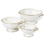 Metal Colander Set Of 3, Strainer Basket With Handles Perfect For Spaghetti. Fixed Price $67.60.