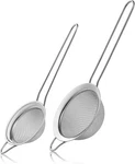 2 Pack Fine Mesh Strainers, Mini Stainless Steel With Handle For Kitche. Fixed Price $10.28.
