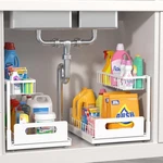Meratia Under Sink Organizer 2 Tier, Pull Out Drawer Slides Storag.... Fixed Price $45.57.