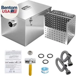 8 Lbs Commercial Grease Trap For Home Restaurants Under Sink, Stainless Steel. Fixed Price $129.14.